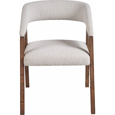 Modern Medium Brown Oak Dining Chair