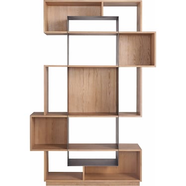 Modern Natural Oak Etagere