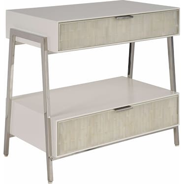 Modern Ingrid Selenite Nightstand