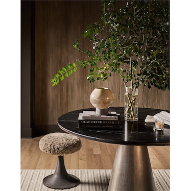Modern Stool Bronze Cast Aluminum