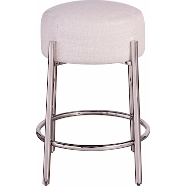 Fae Elegant Upholstered Counter Stool