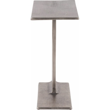 Modern Light Graphite End Table