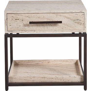 Modern Dove Nightstand