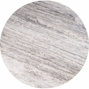 Modern White Travertine Dining Table