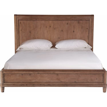 Griffith Park Sienna Wood Panel Bed