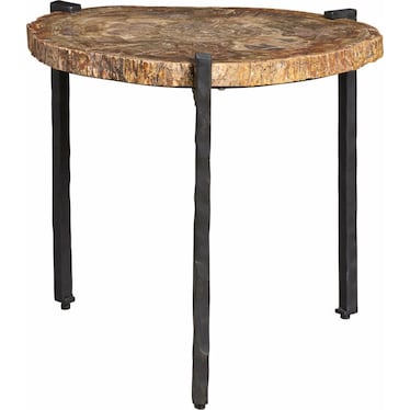 Griffith Park Petrified Wood Tables