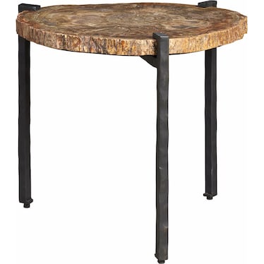 Griffith Park Petrified Wood Tables