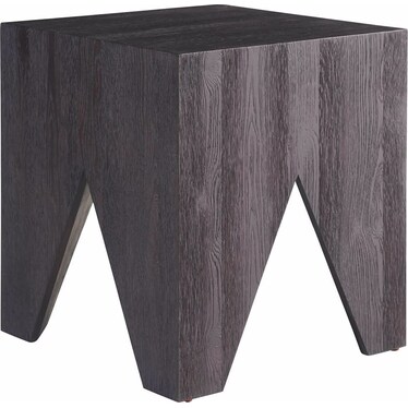 Griffith Park Obsidian End Table