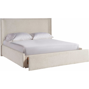 Avaline Storage Bed White Oak