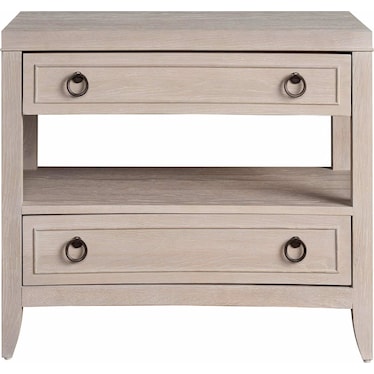 Avaline Nightstand White Oak