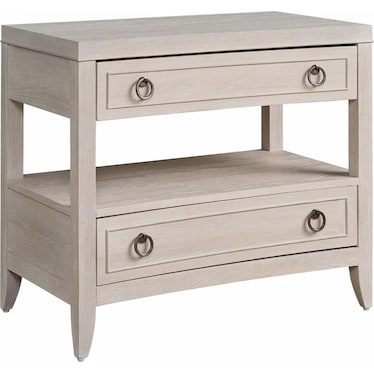 Avaline Nightstand White Oak