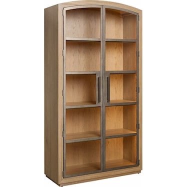 Avaline Scribe Cabinet, Wood & Metal