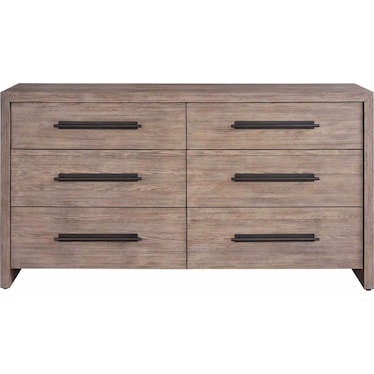 Dwell Six Drawer Dresser, Boulder