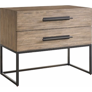 Dwell Metal Boulder Nightstand