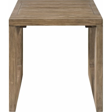 Dwell Boulder Medium-Brown End Table