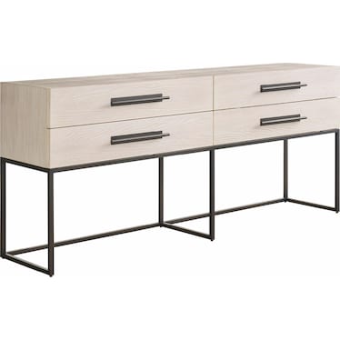 Dwell River Rock Metal Base Console