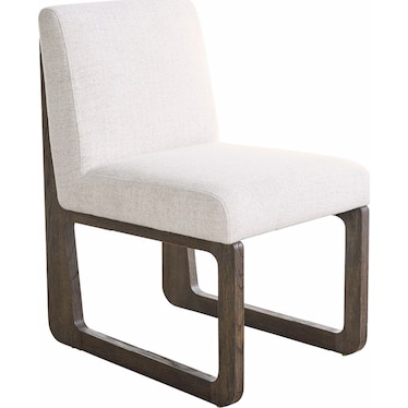 Modern Sable Finish Side Chair