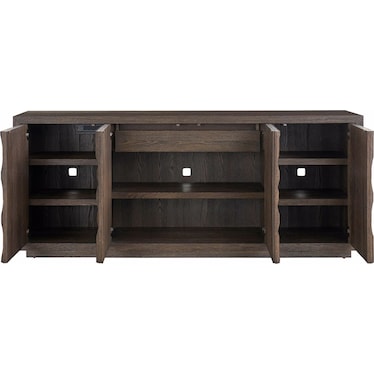 Modern Dune Textured Sable Credenza