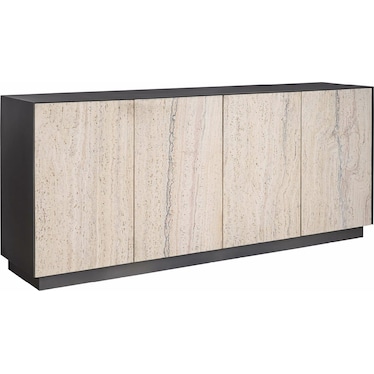 Modern Minimalist Stone Credenza