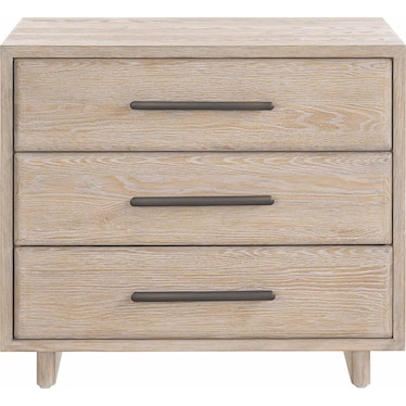 Modern Desert Three Drawer Nightstand