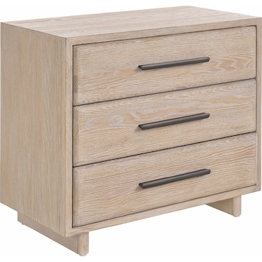 Modern Desert Three Drawer Nightstand