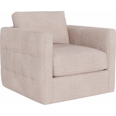 Adley Modern Sculptural Swivel Chair