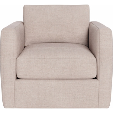 Adley Modern Sculptural Swivel Chair