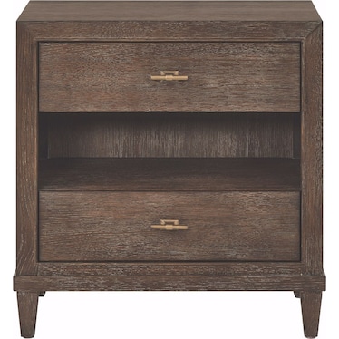 Montclair Nightstand Cocoa Oak