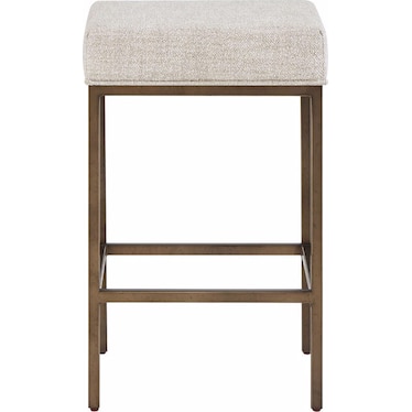 Yukon Sand Fabric Accent Stools