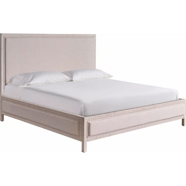 Oasis White Rattan Performance Bed