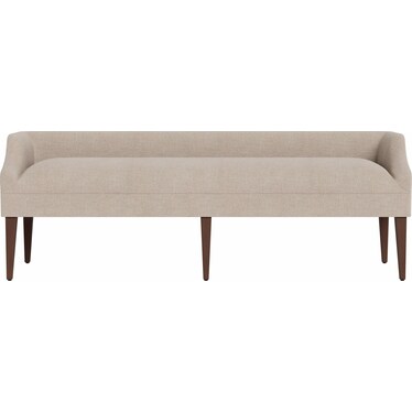 Quietly Tailored Commons Upholstered Bench