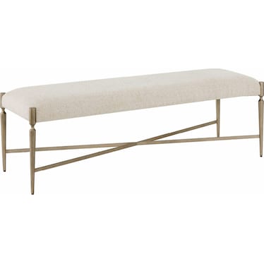 Birchaven Bench Aged Pewter Metal
