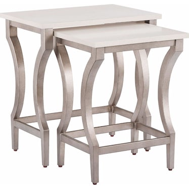 Birchaven White Quartz End Tables