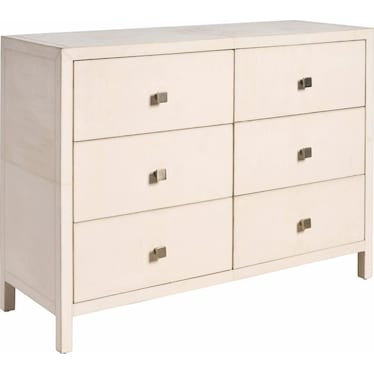Modern Dresser Universal Grey Leather