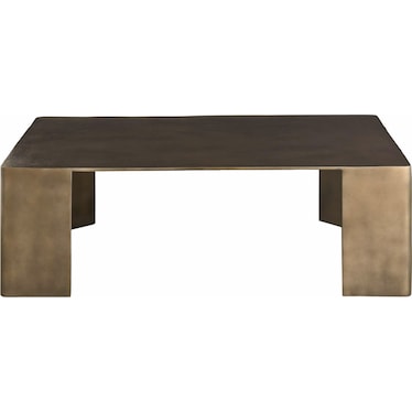 Modern Cocktail Table Black Nickel