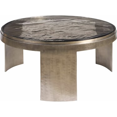 Modern Round Glass Outdoor Table