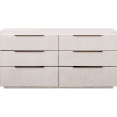 Modern Dresser White Quartz Mist Oak