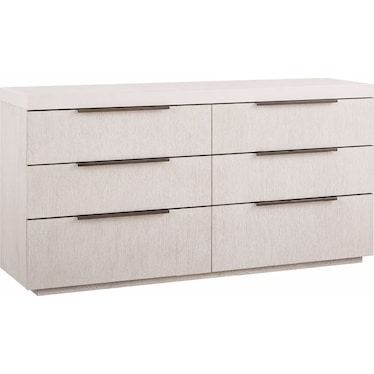 Modern Dresser White Quartz Mist Oak