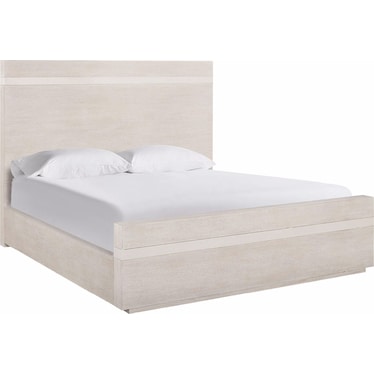 Modern Bed Mist Oak White Quartz