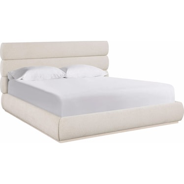 Modern Tufted Fabric Storage Bed
