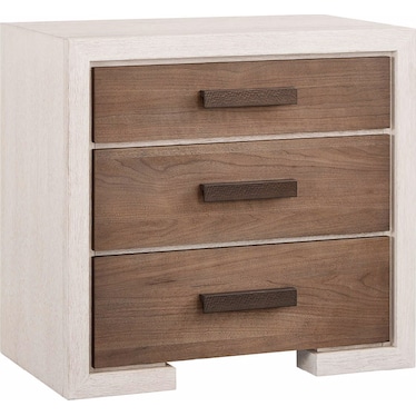 Modern Mist Oak Haze Nightstand