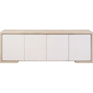Modern Credenza Concrete Mist Oak