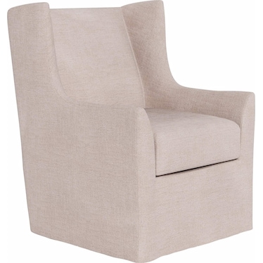 Newhall Swivel Chair with Slipcover