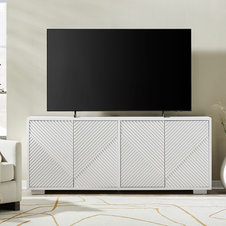 white w tv  