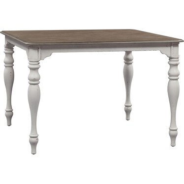 Antique White Wood Gathering Table
