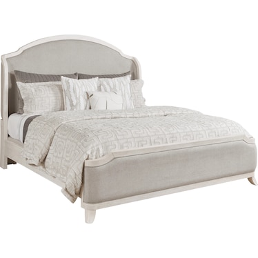 CARLYN KING UPHOLSTERED BED - COMPLETE
