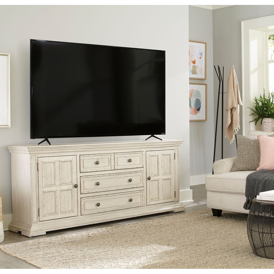 white w tv  