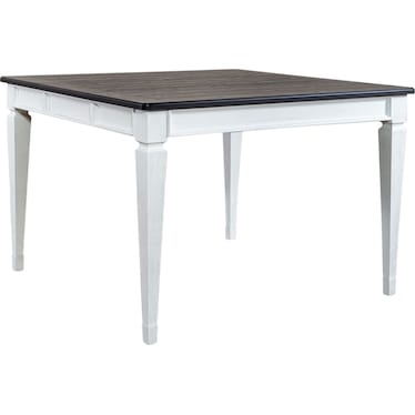 Allyson Park Wirebrushed White Counter Height Leg Table