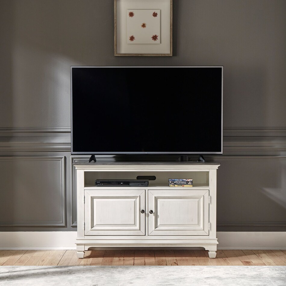 white  tv  