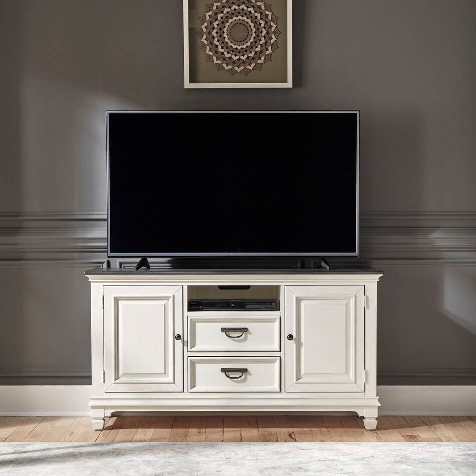 white  tv  